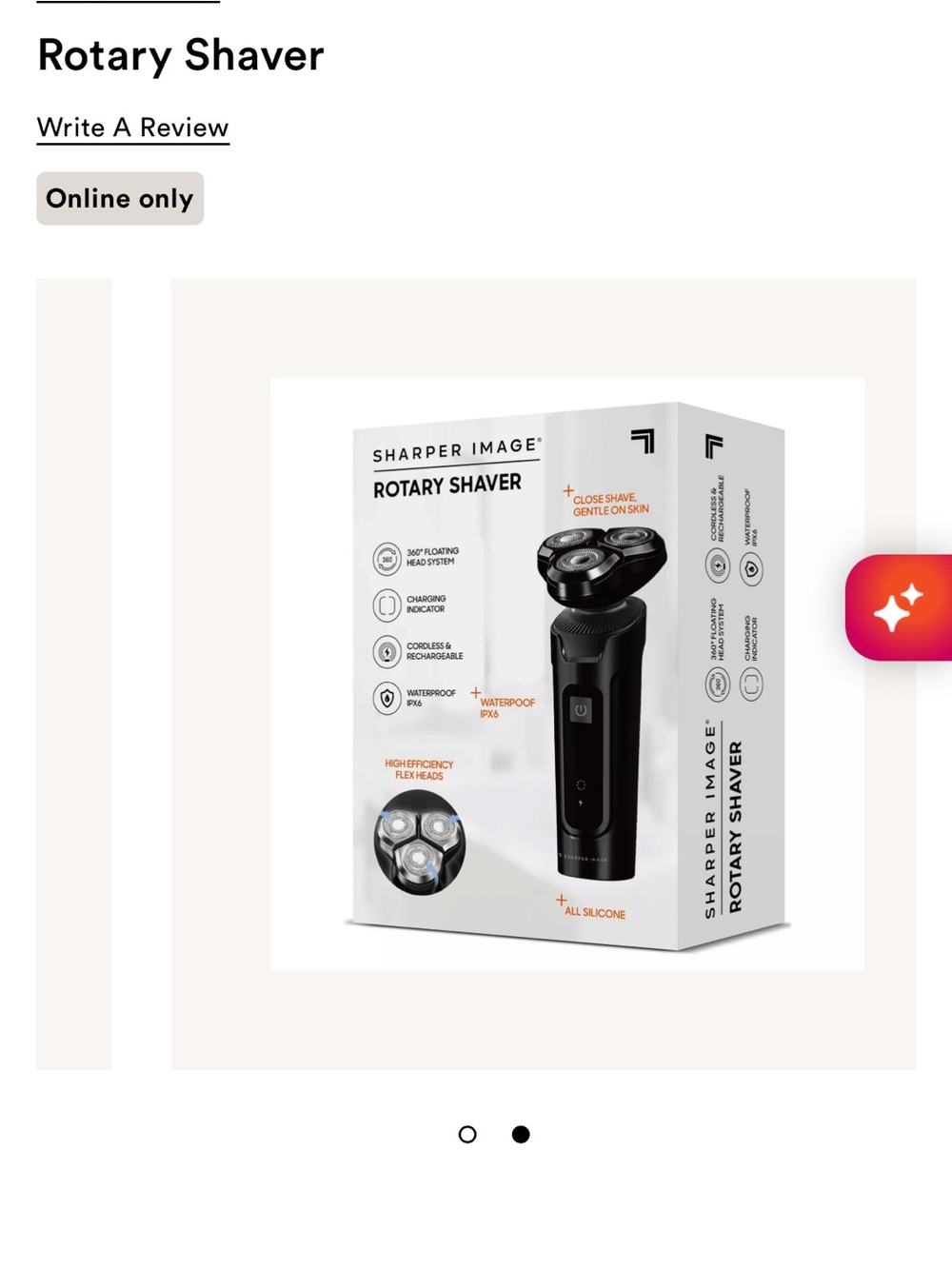 Sharper Image Rotary Shaver